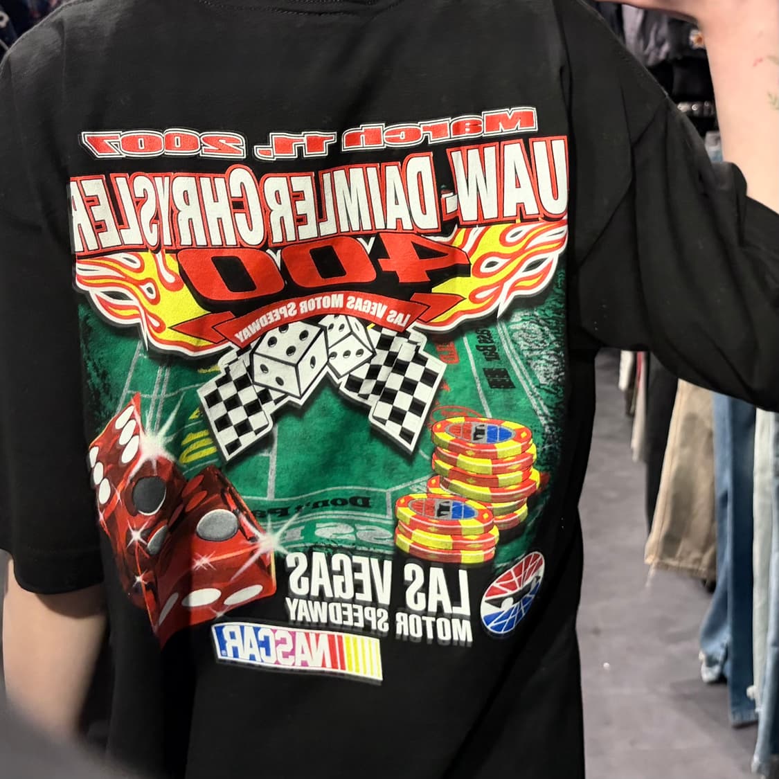 [IM] NASCAR 레이싱 그래픽 반팔 블랙 상품이미지4