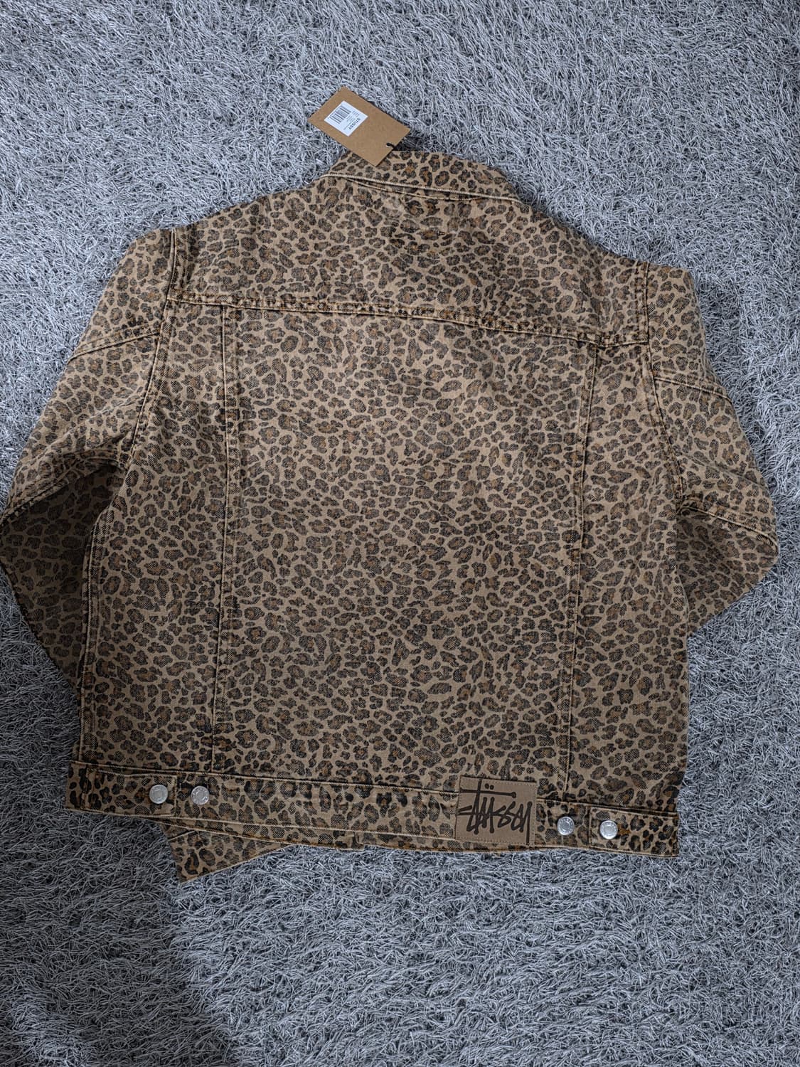 스투시 트러커 자켓 데님 레오파드  상품이미지3