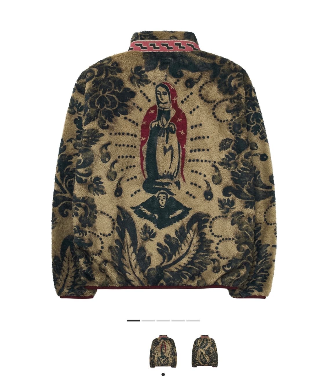 [KAPITAL] 캐피탈 다마스크 마리아 플리스 집업 [5] 상품이미지1