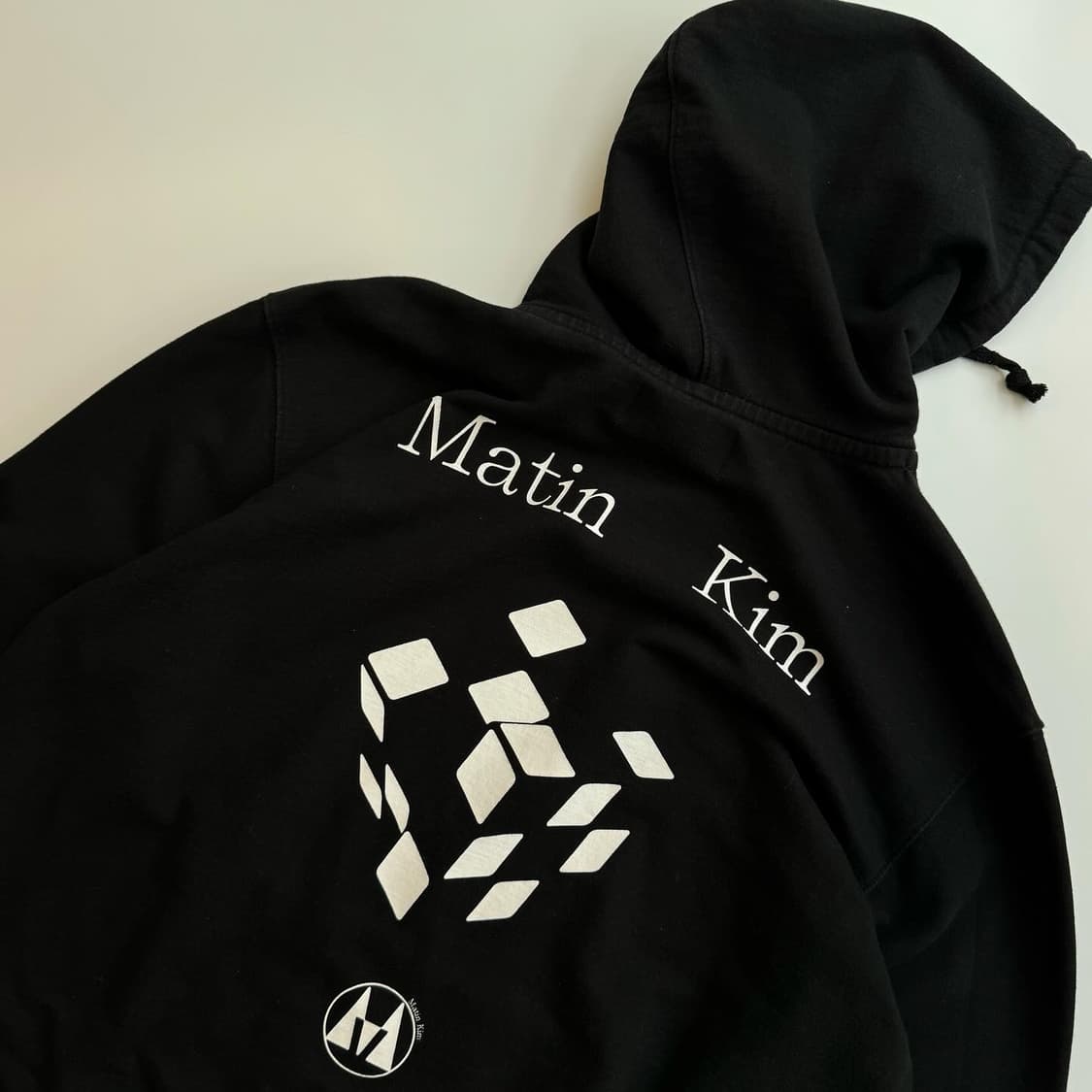 Matin Kim  마땡킴 블랙 스웻 후드 상품이미지1