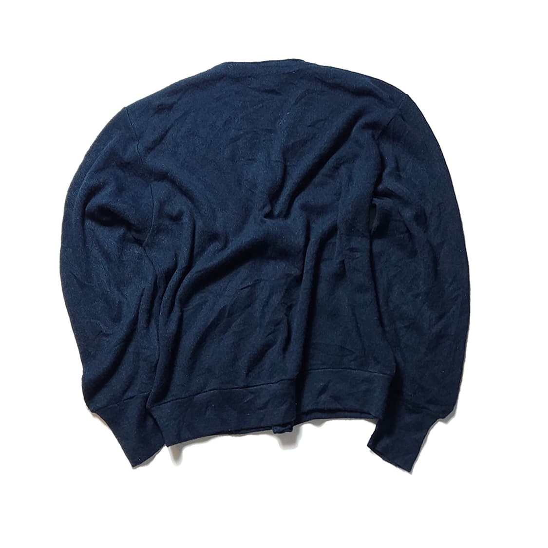 90s USA 빈티지 L.L.Bean 네이비 아크릴 가디건 상품이미지4
