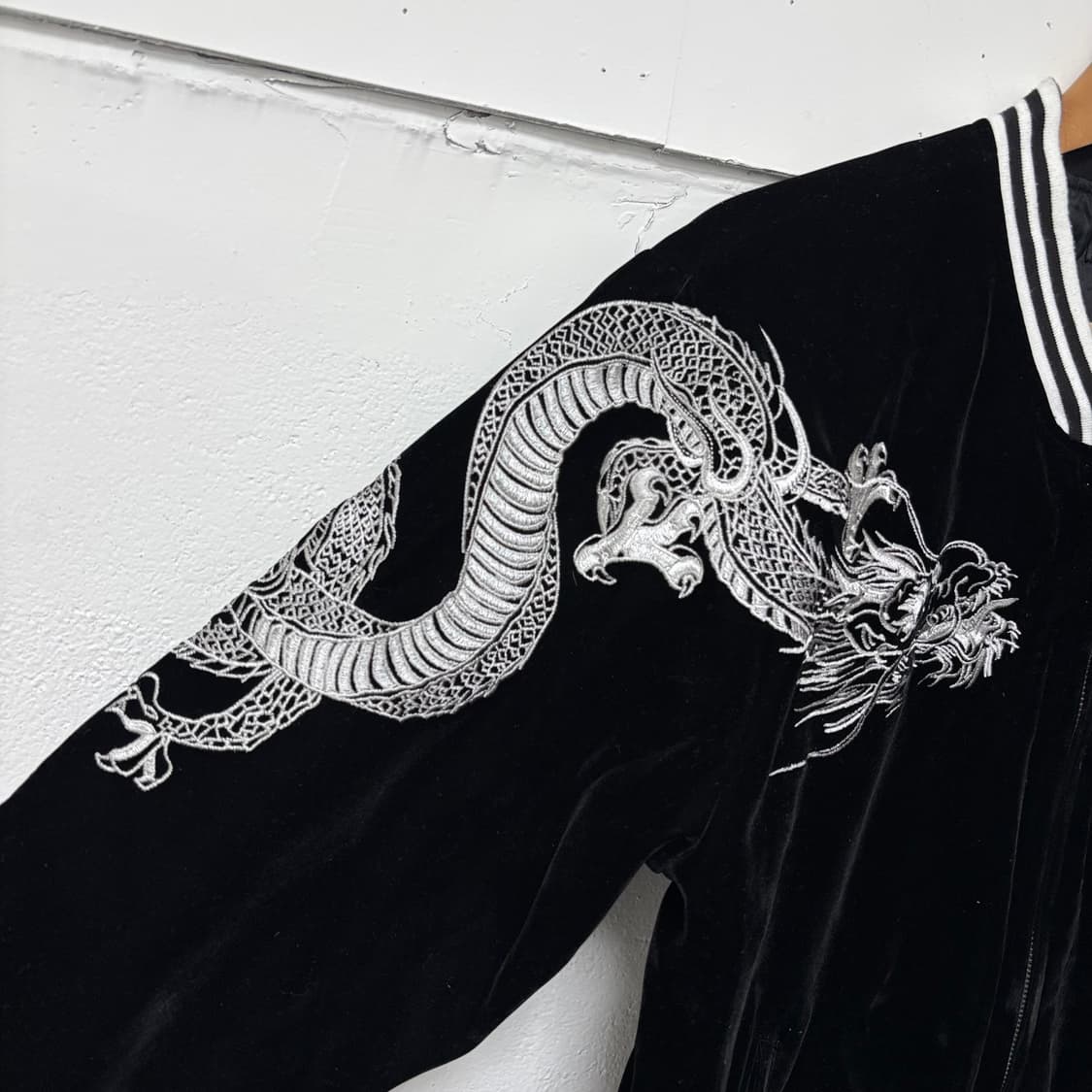 블랙 벨벳 용자수 스카잔 상품이미지5