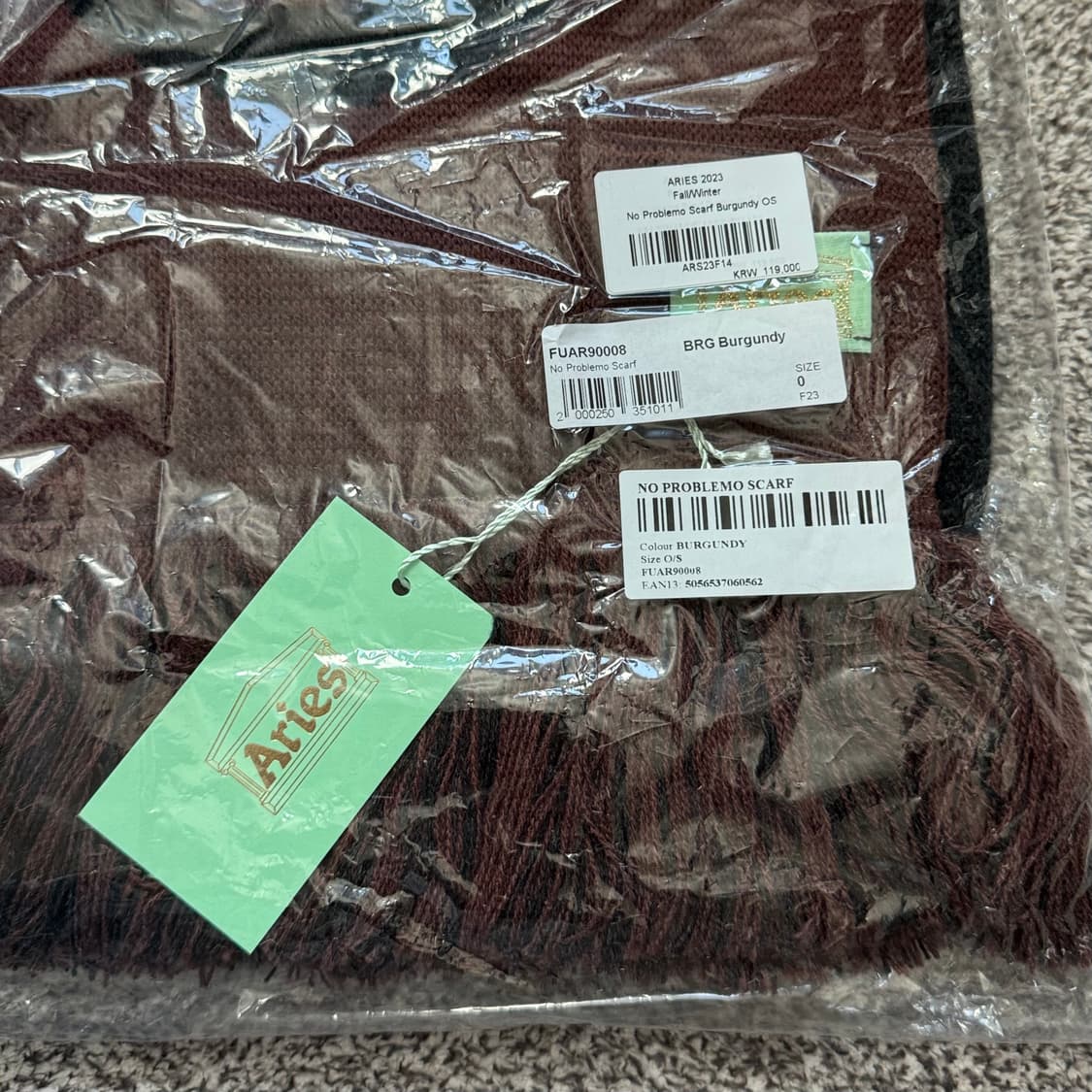 ARIES 에리즈 풋볼 스카프 머플러 목도리 상품이미지7