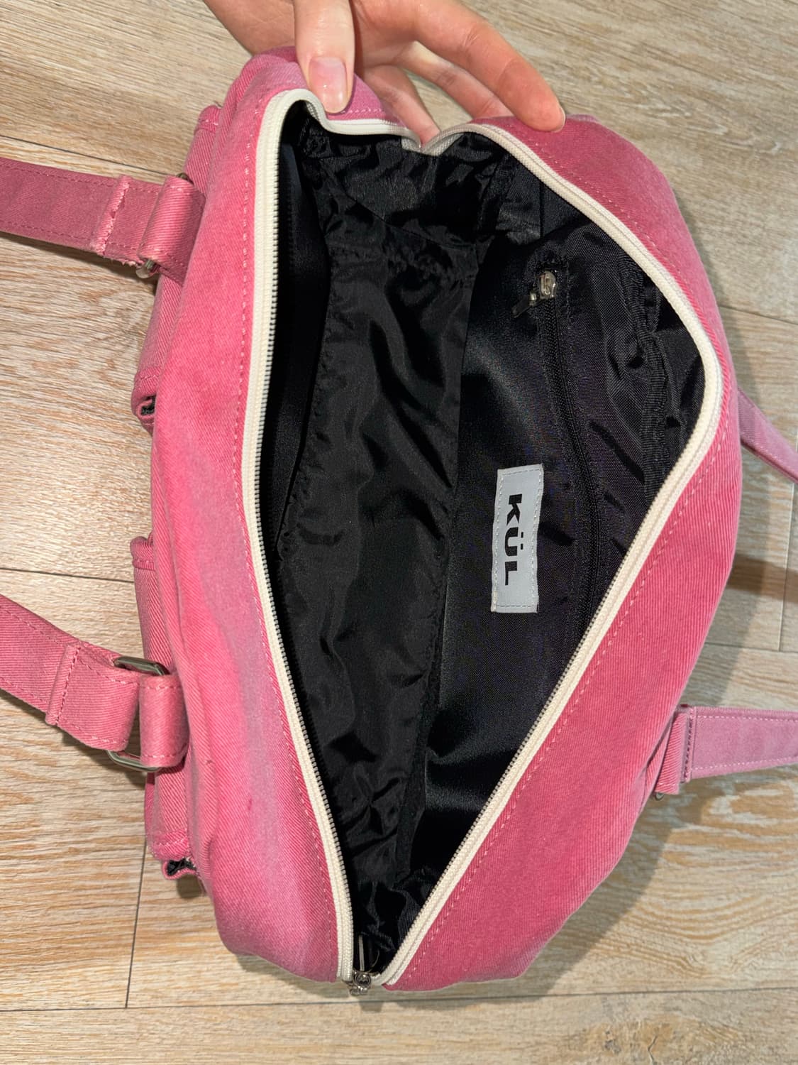 큘 포켓백 가방 핑크 상품이미지3