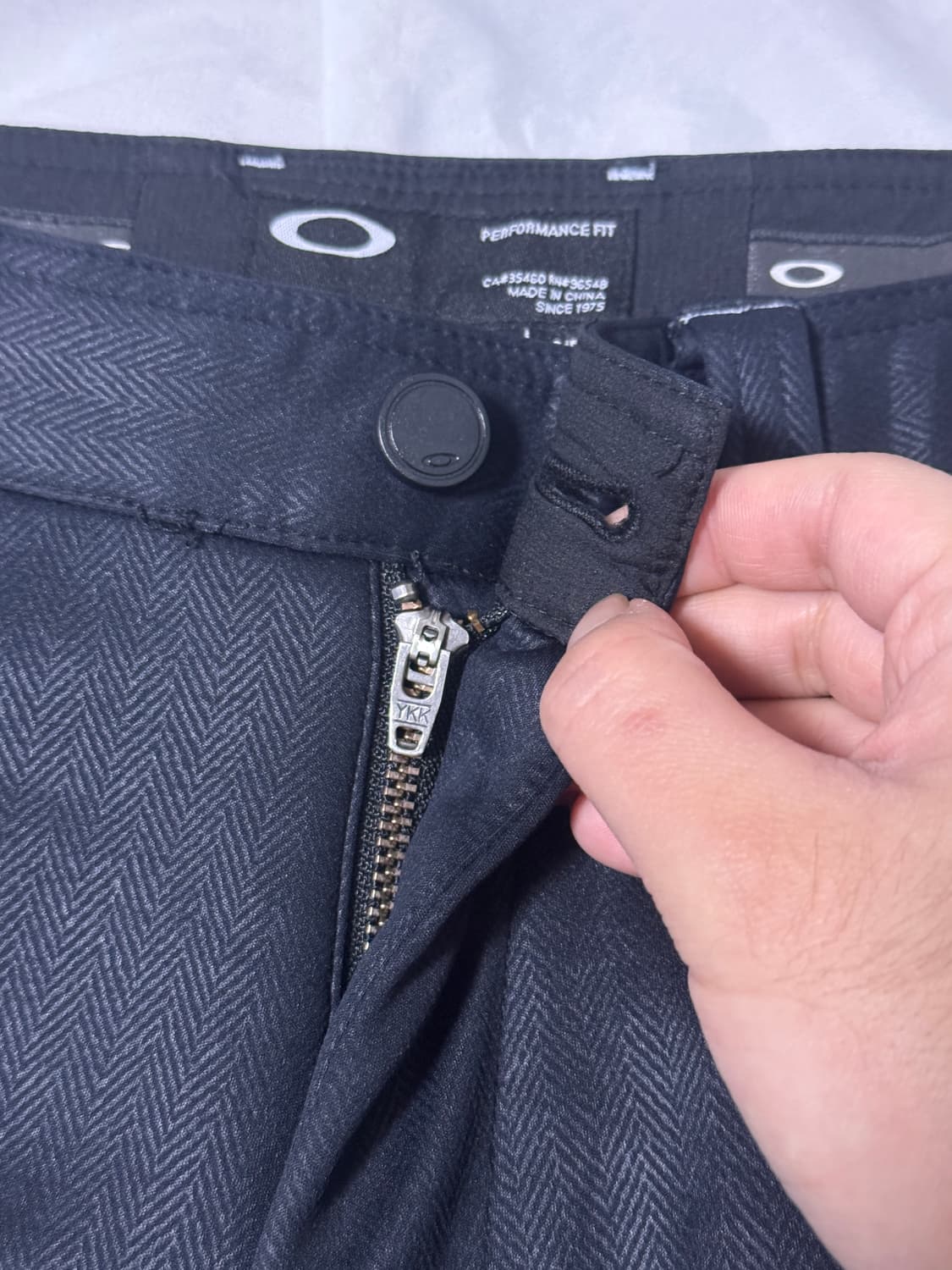 오클리 스컬 자수 기모 팬츠 상품이미지6