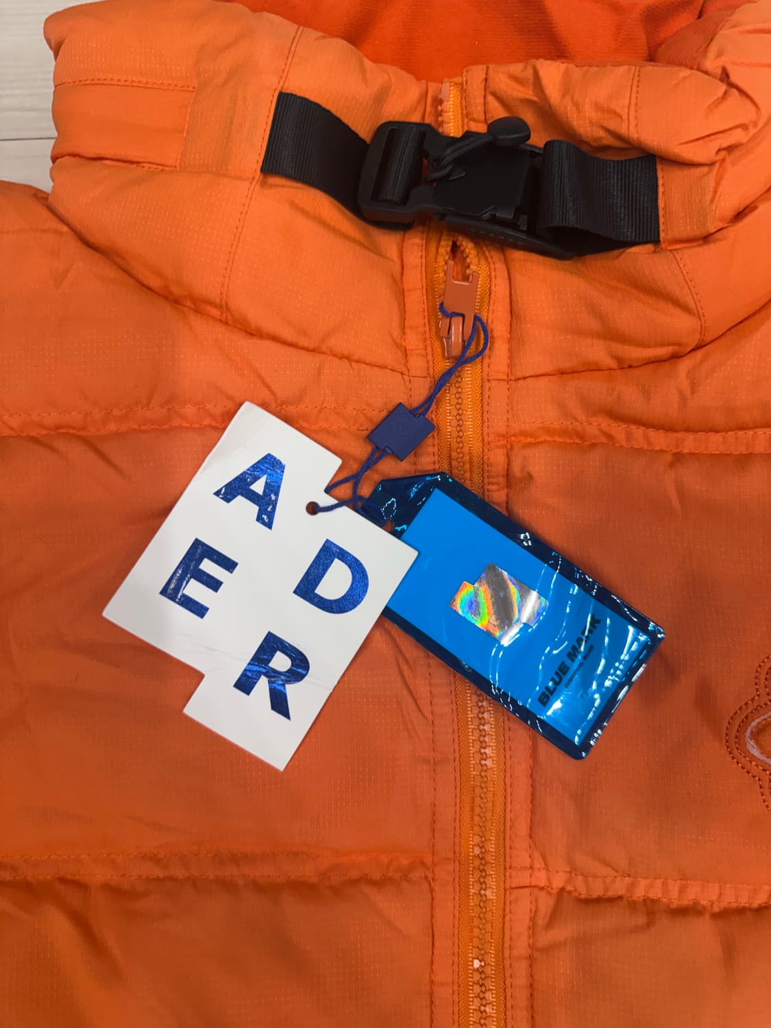 Ader Error 마스크 다운 패더 재킷 오렌지 A1 상품이미지2