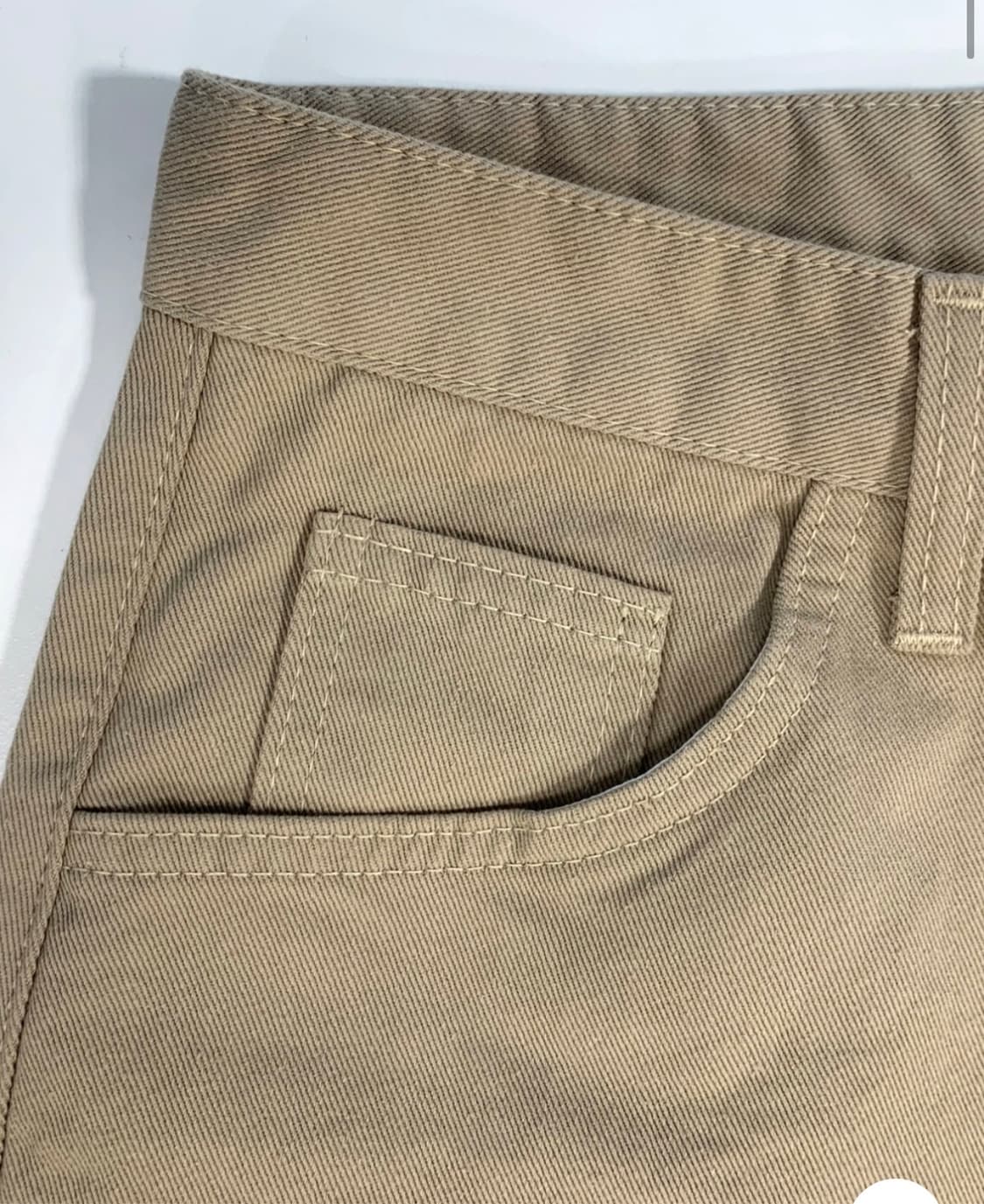 이즈이즈 베이지 코튼 팬츠 상품이미지4