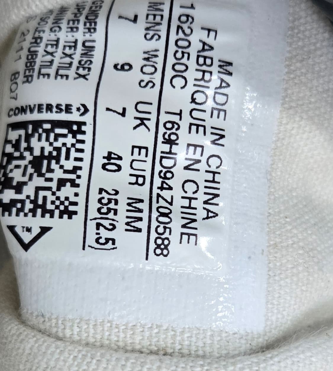 컨버스 일회착용 255mm- 남 녀  척 70 클래식 스니커즈 운동화 상품이미지7