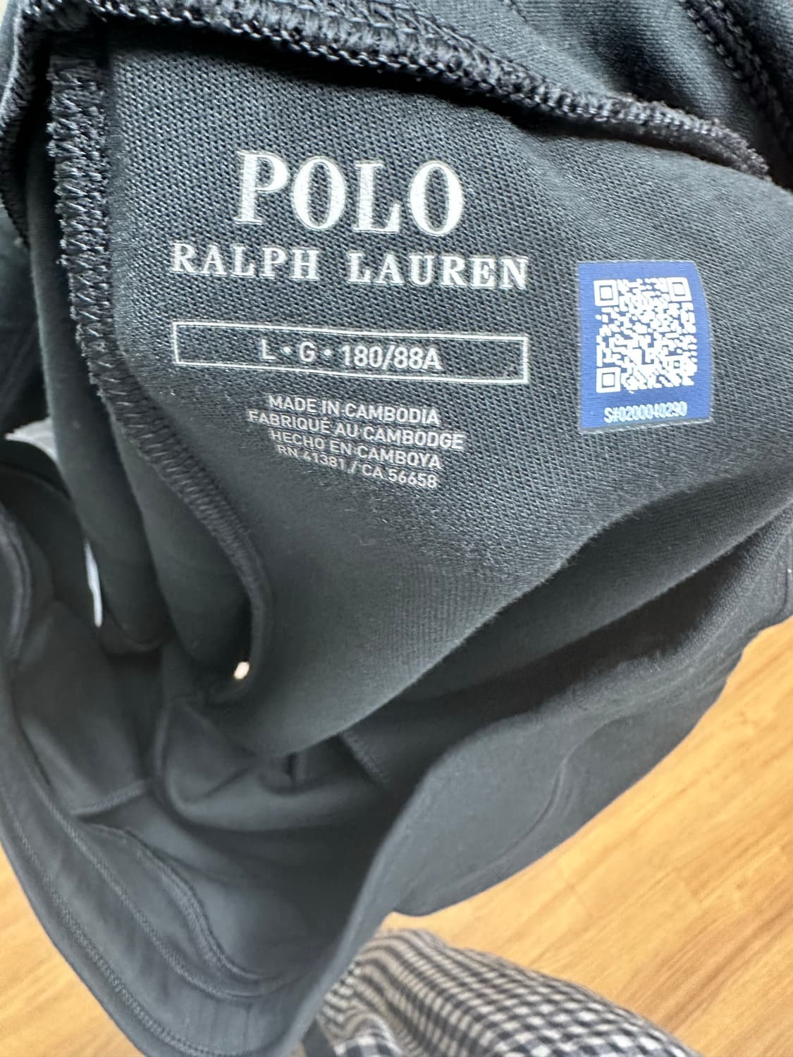 폴로 랄프로렌 더블 니트 집업 조거 팬츠 폴로 블랙 상품이미지2