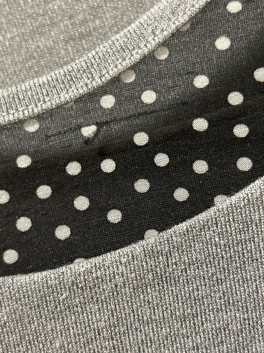 아오이유우깔 땡땡이 도트 모리걸 일본빈티지 롱슬리브 상품이미지3