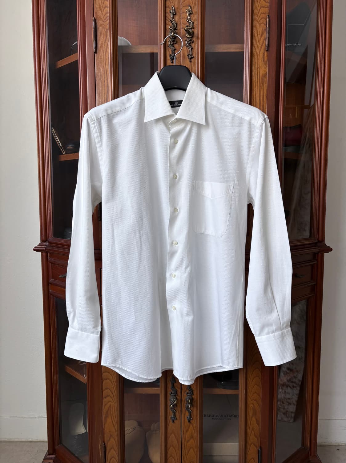 발렌시아가 텍스처 코튼 드레스 셔츠 상품이미지1