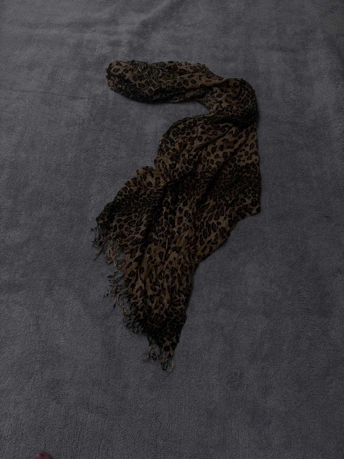 Vintage V-kei,punk leopard muffler 상품이미지1