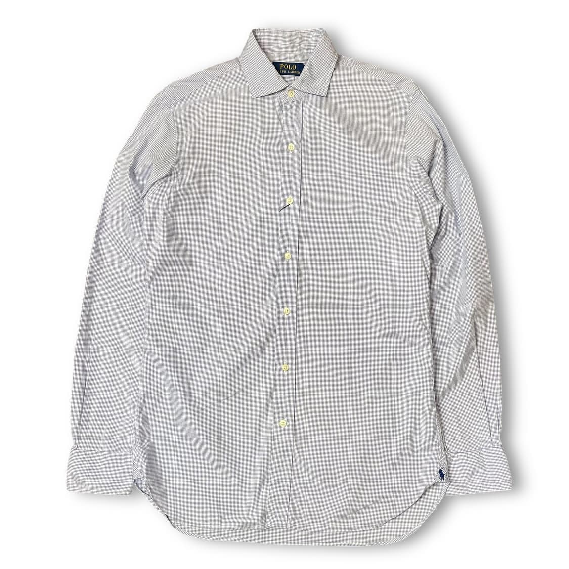 폴로 랄프로렌 블루 깅엄체크 긴팔 셔츠 상품이미지1