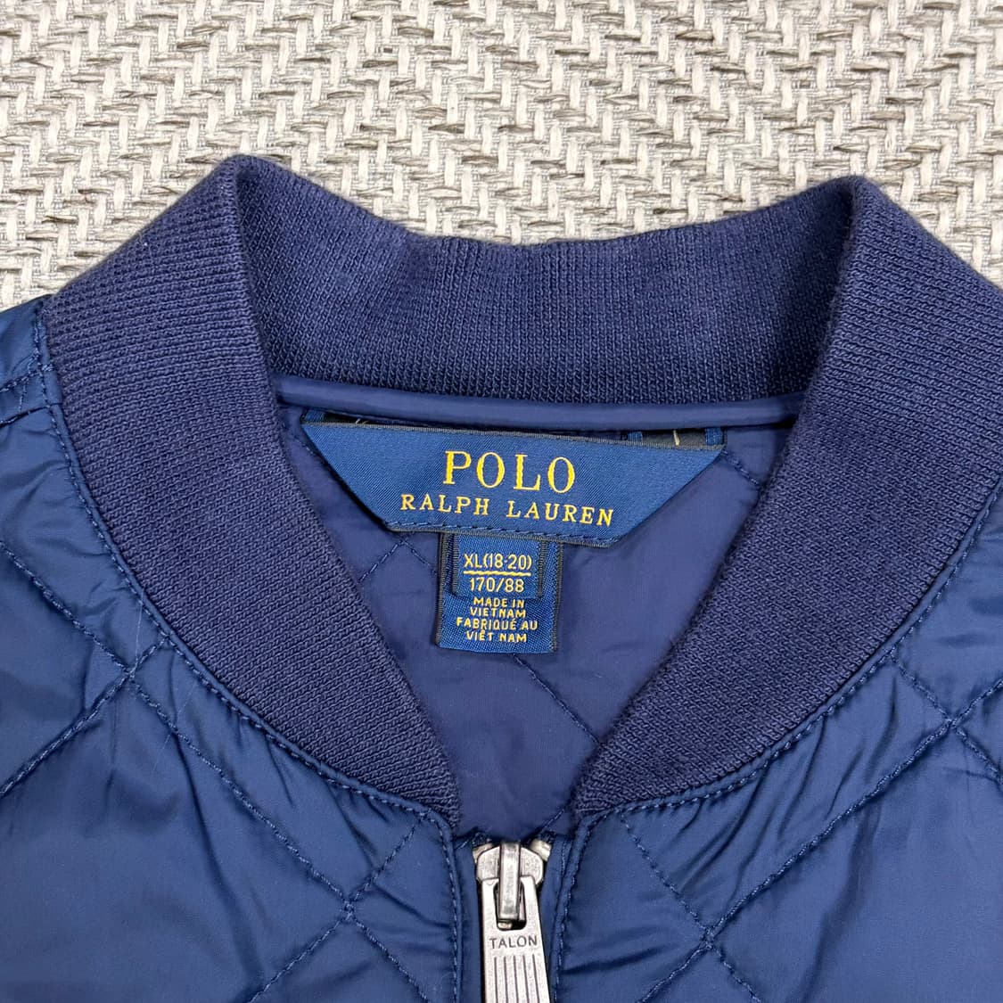 폴로랄프로렌 보이즈 퀼팅 블루종 v1032 상품이미지5