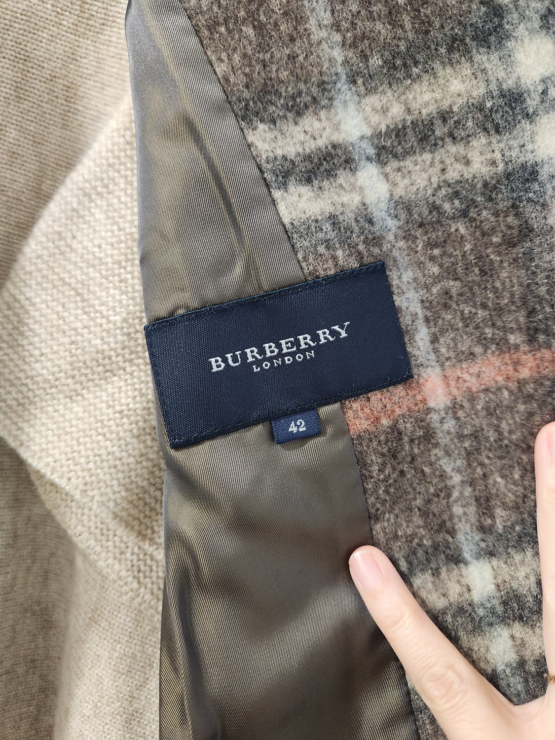 BURBERRY 울100자켓코트 상품이미지4