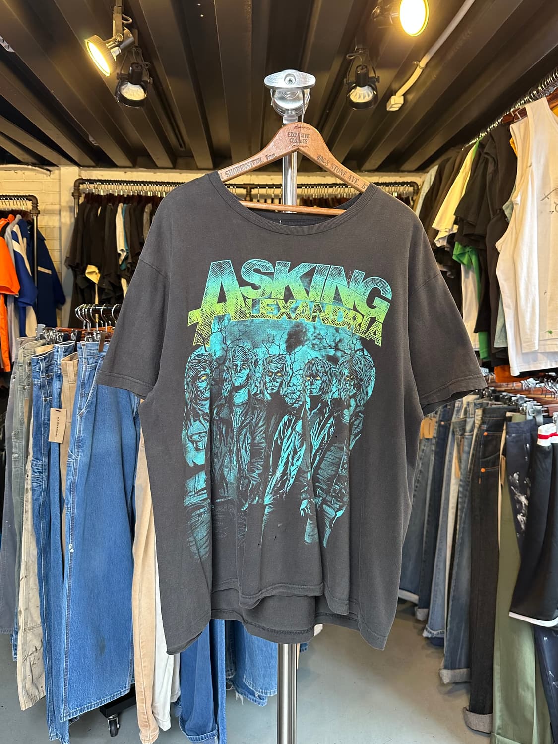 애스킹 알렉산드리아 락밴드 프린팅 티셔츠 상품이미지1