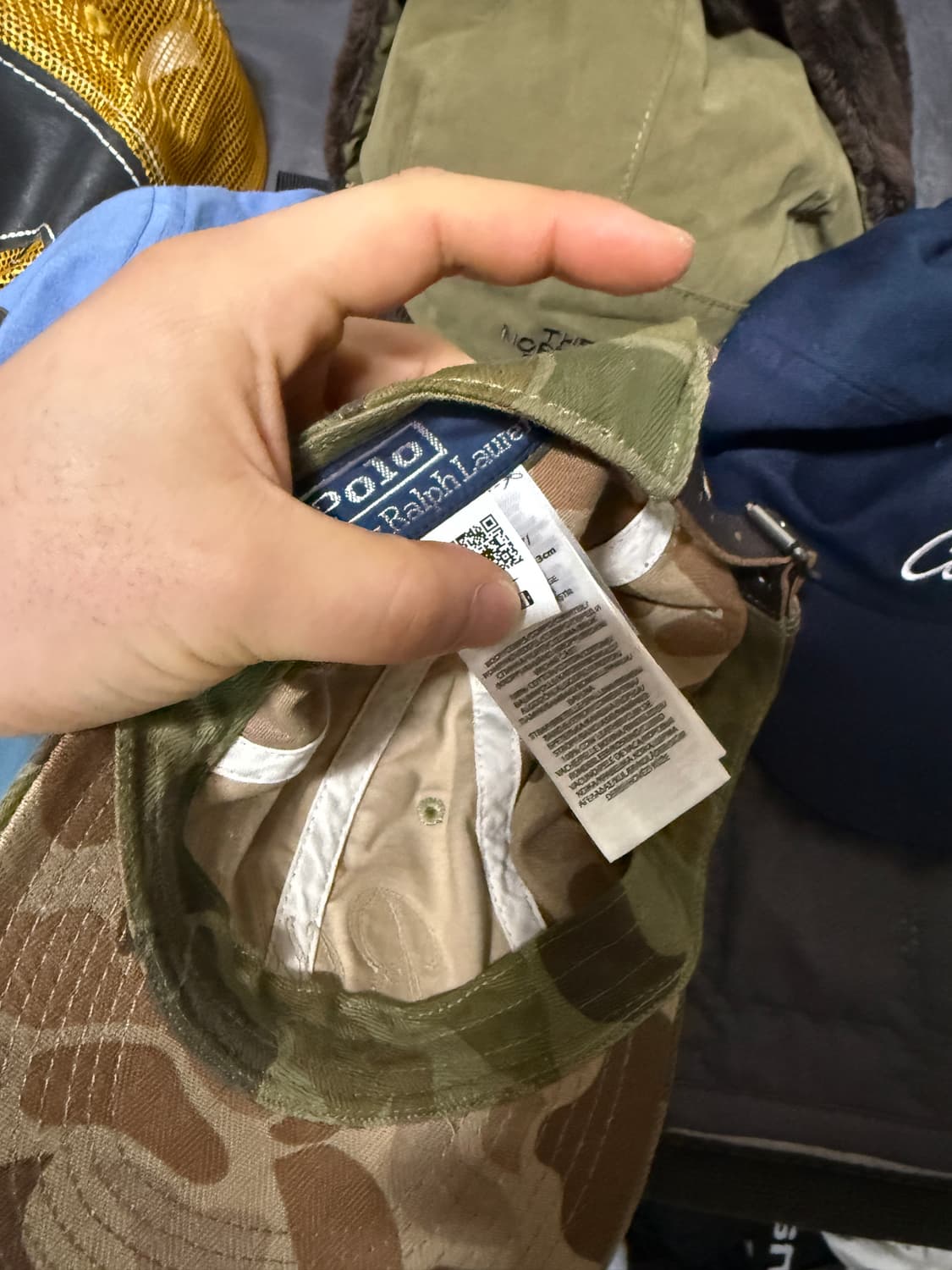 폴로랄프로렌 헤링본 볼 캡 카모 상품이미지2