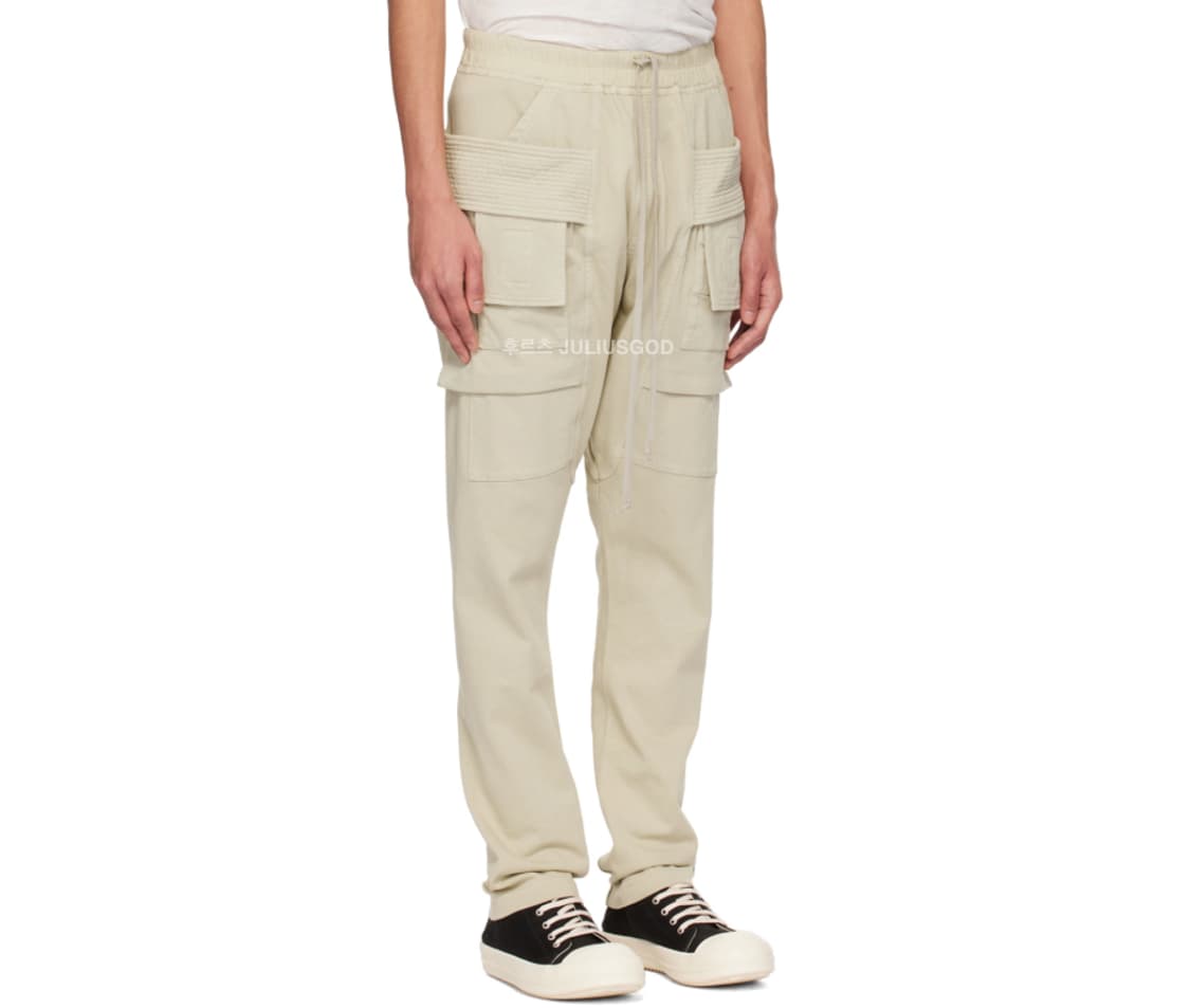 [32/새제품]RICK OWENS 릭오웬스 태권도 바지 크리치 카고 팬츠 상품이미지1