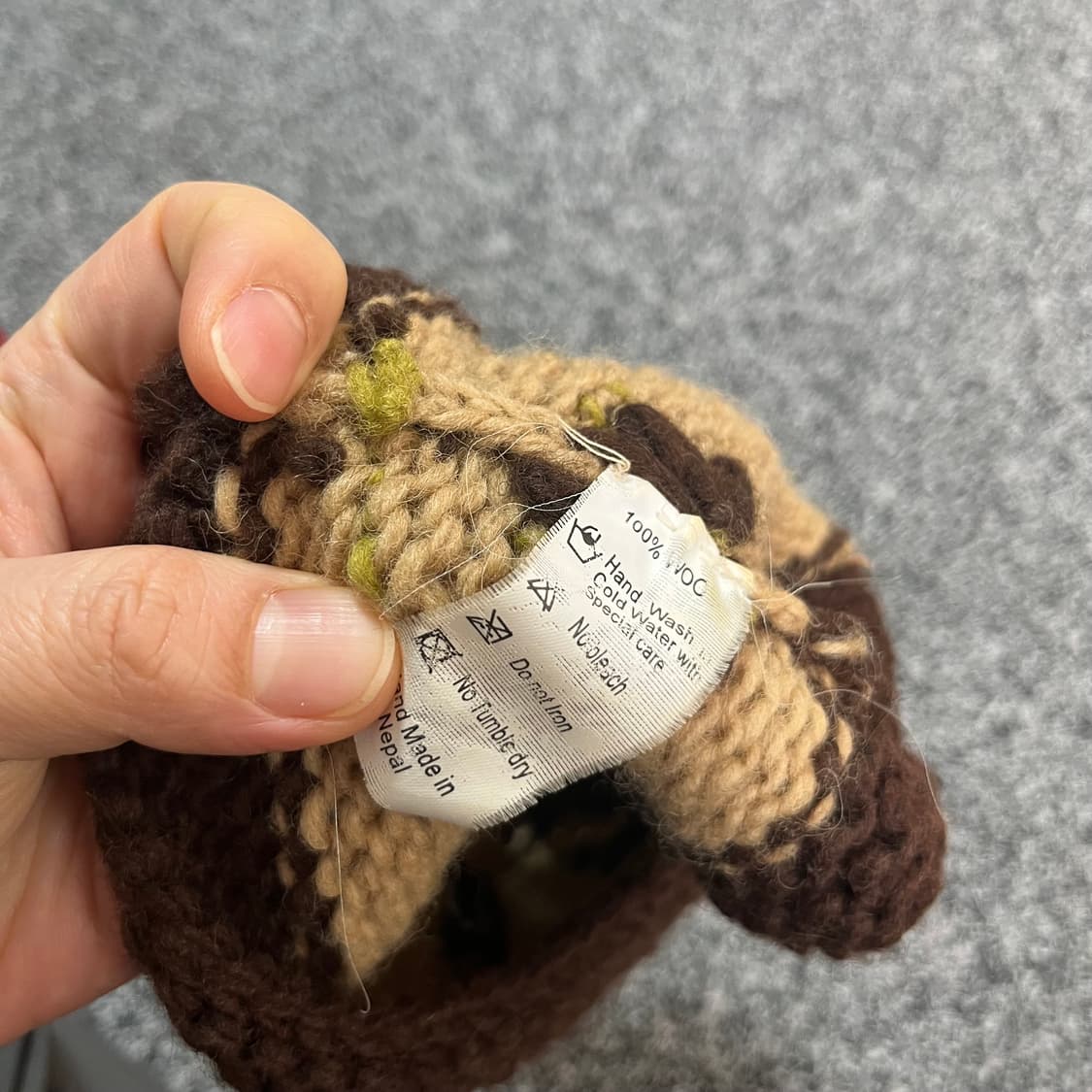 핸드메이드 뜨개 헤어밴드 귀마개 네팔 상품이미지2