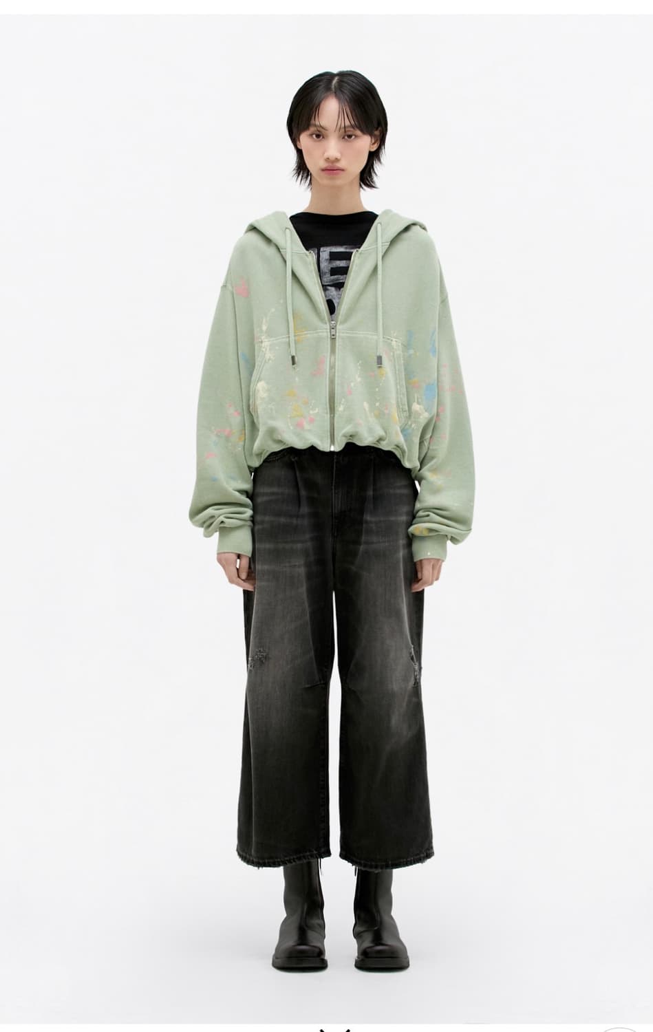 톰그레이하운드 벌룬 집업 후디 상품이미지3