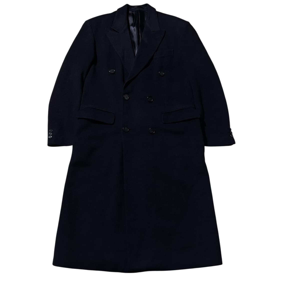 오스틴 리드 캐시미어 100% 더블 롱코트 네이비 상품이미지1