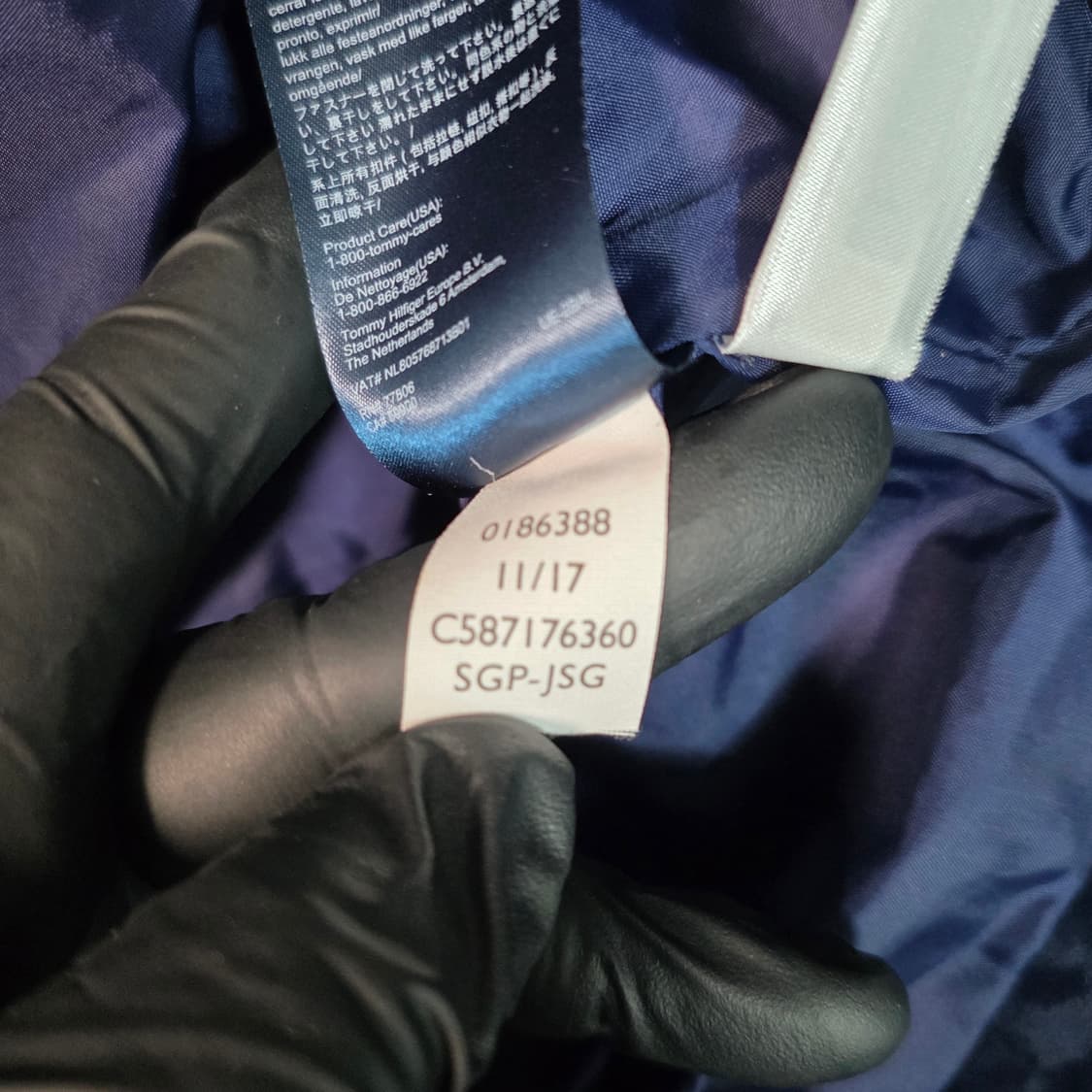 Tommy Hilfiger 타미힐피거 레이싱 자켓 네이비 XL (90s) 상품이미지6