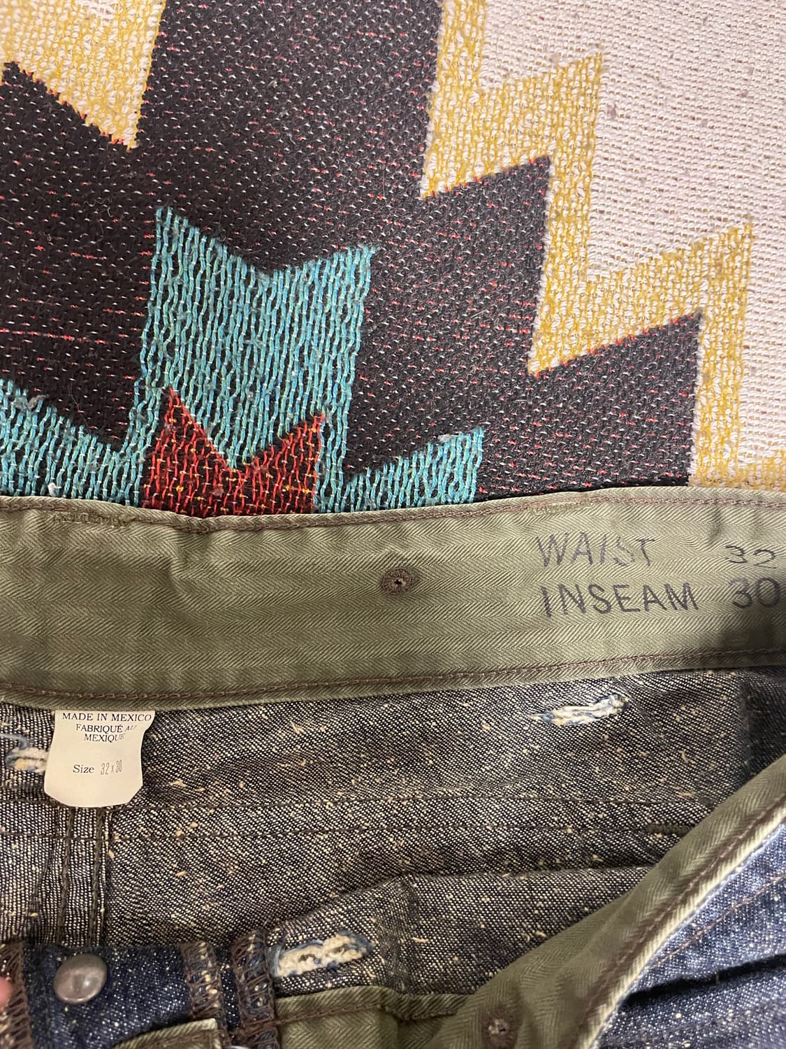 RRL 데님 P44몽키팬츠 (32x30) 상품이미지2
