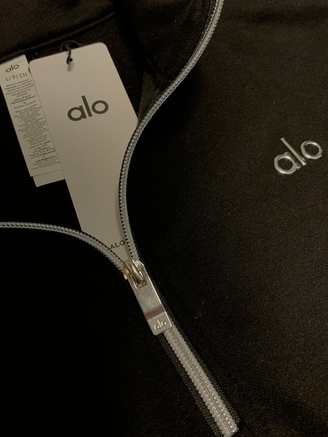 여성용 알로 요가 반집업 (블랙,그레이) 상품이미지4