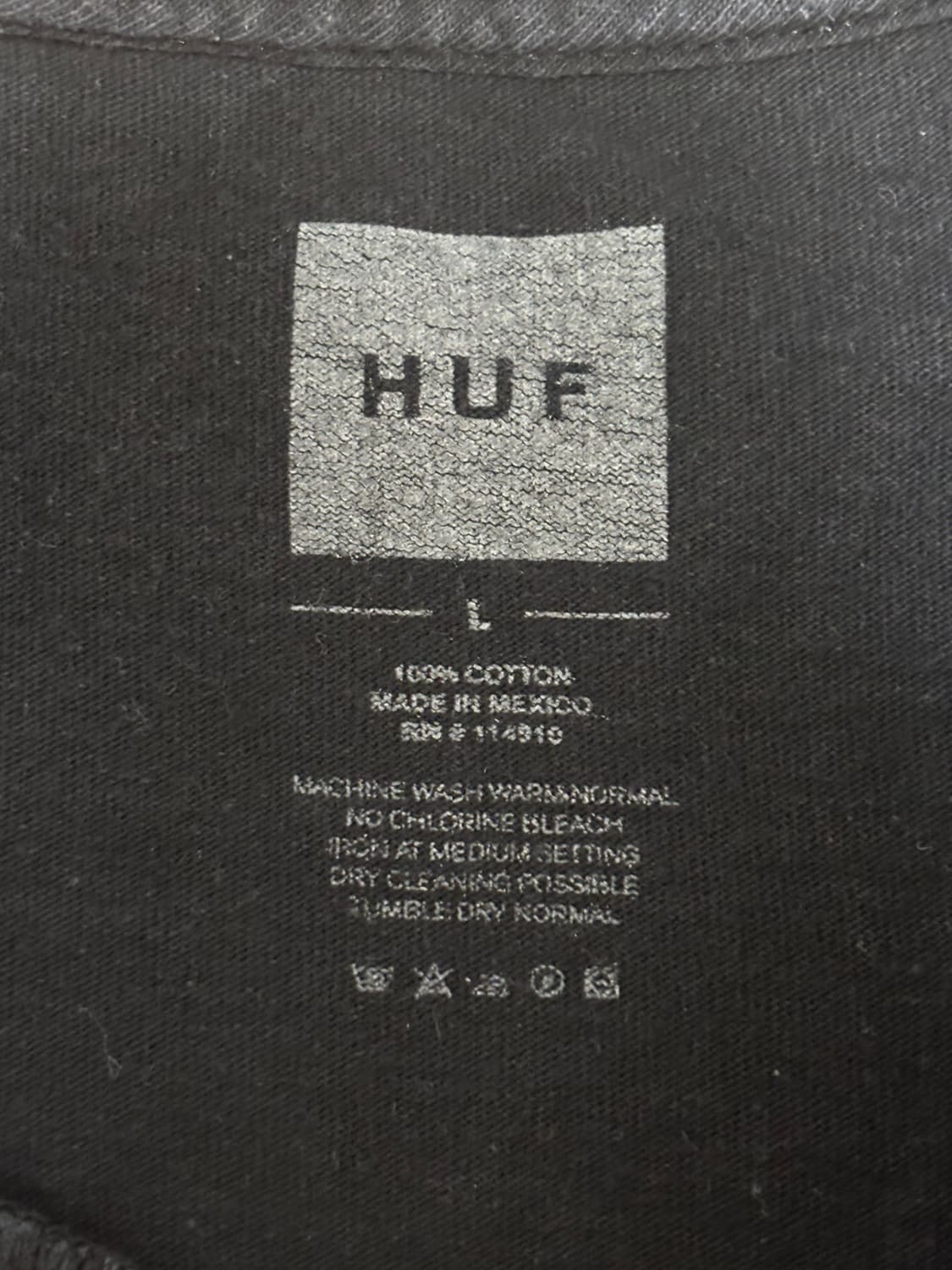 허프 HUF 본 반팔 티셔츠 L 상품이미지5
