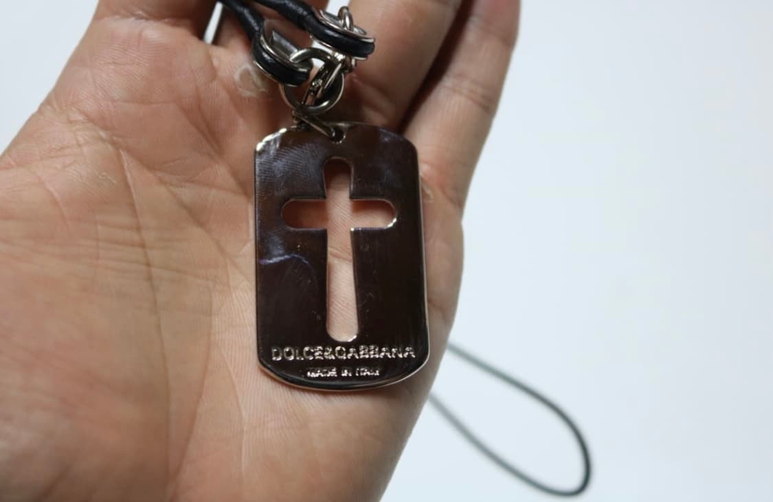돌체앤가바나 실버 큐빅 도그택 상품이미지7