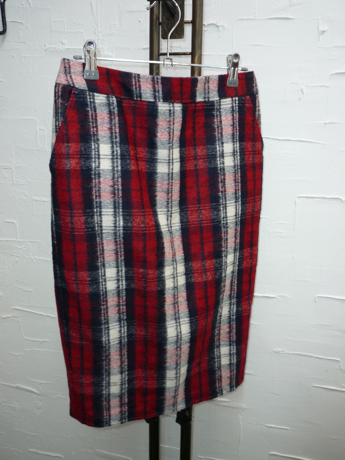 red check patterned skirt 상품이미지7