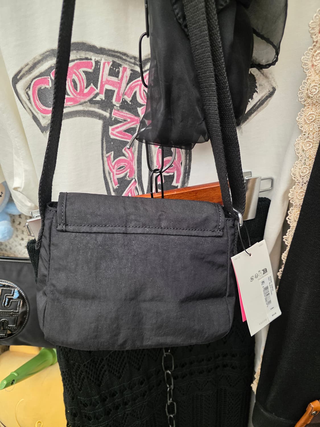 새상품)키플링 미니 크로스백 블랙 상품이미지3