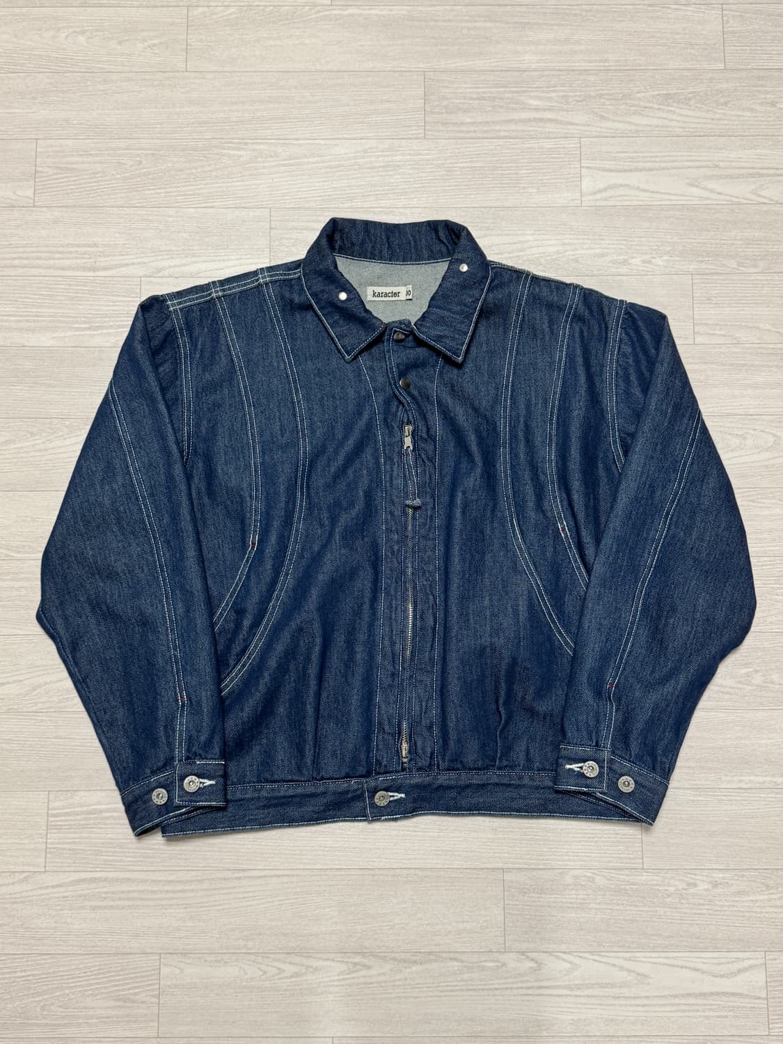 카락터 아크 패널 데님 블루종 인디고 00 상품이미지2