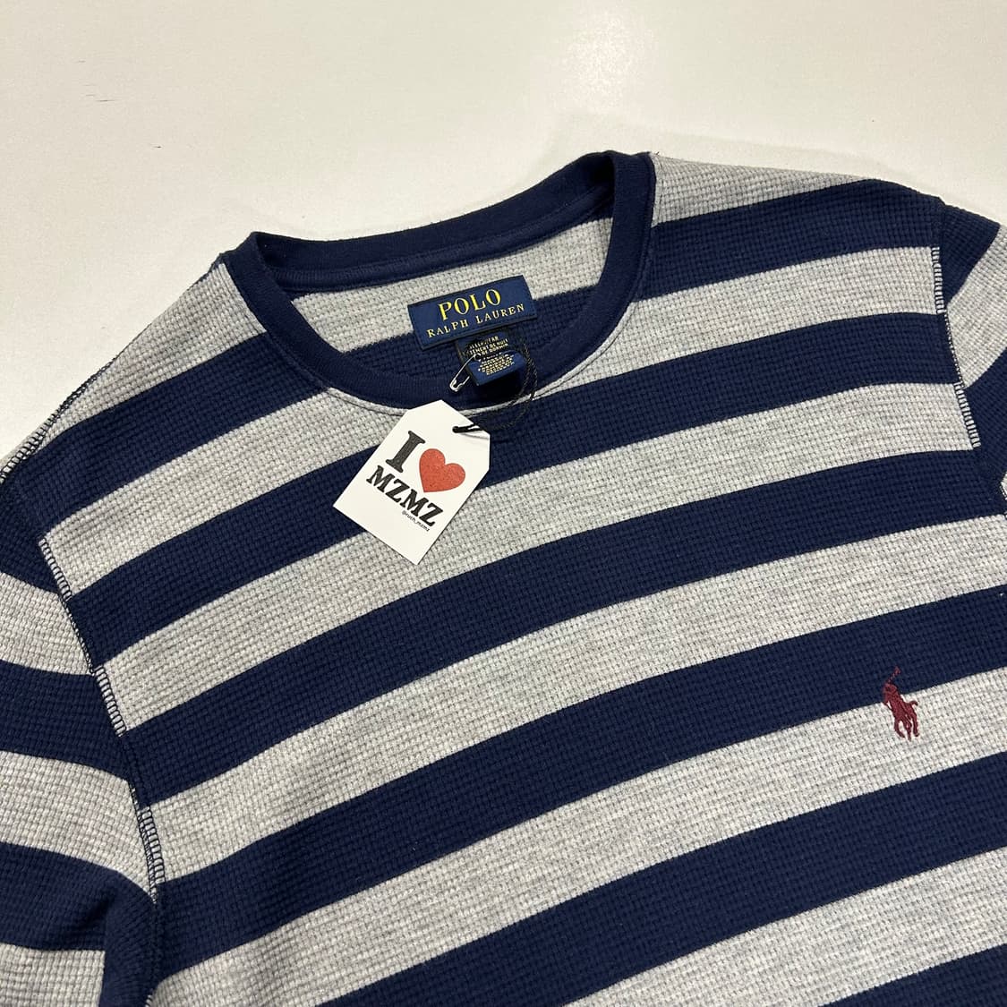 [S] 폴로랄프로렌 와플 단가라 긴팔 티셔츠 A502 상품이미지3