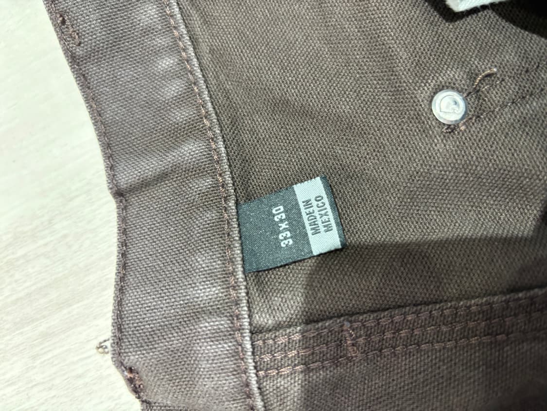 칼하트 더블니 브라운 33x30 상품이미지4