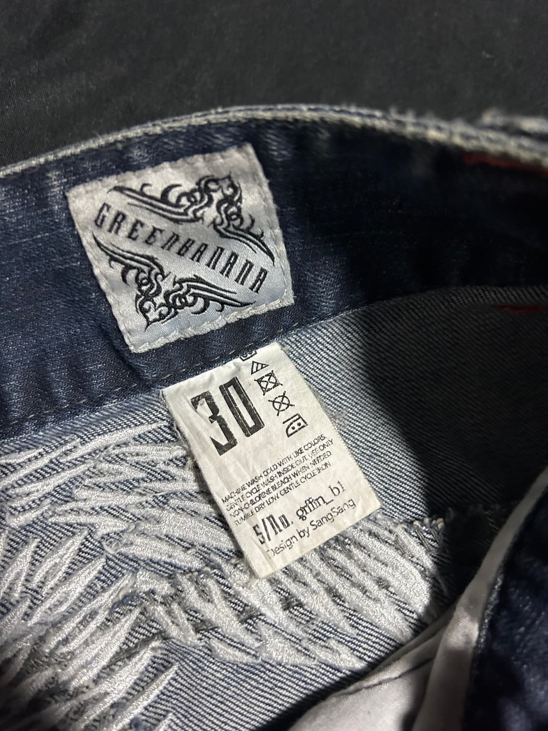 tribal wings denim jeans 상품이미지7