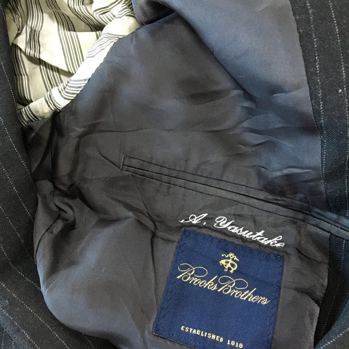 투티/A8 BROOKS BROTHERS 정장 상의 자켓 블레이저 상품이미지4