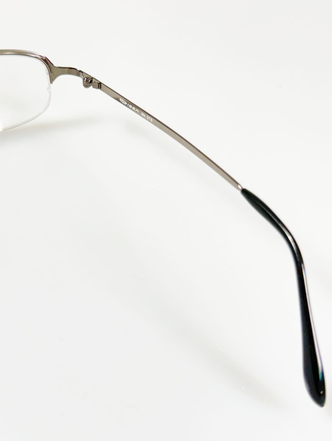 IGEN 반무테 스퀘어 건메탈 프레임 빈티지 안경 상품이미지6