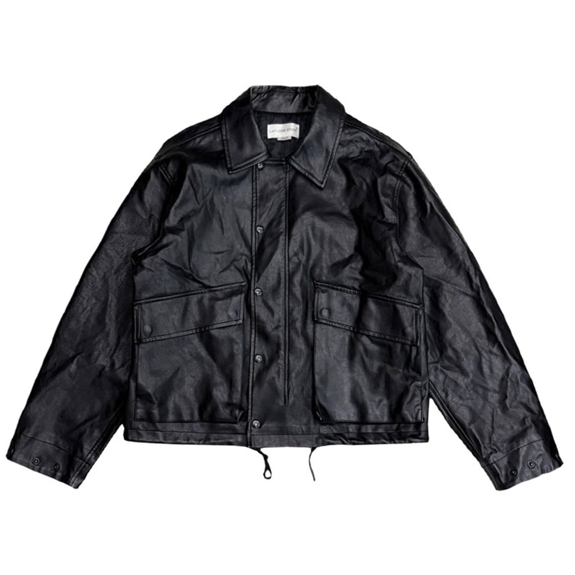 LAFUDGE STORE 버핑레더 오버핏 자켓 S 상품이미지1