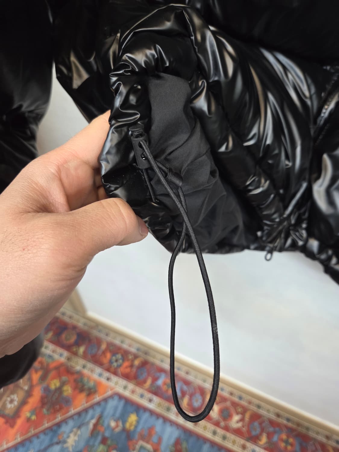 빈티지 투웨이 푸퍼 유광 숏패딩 m 오버핏  상품이미지6