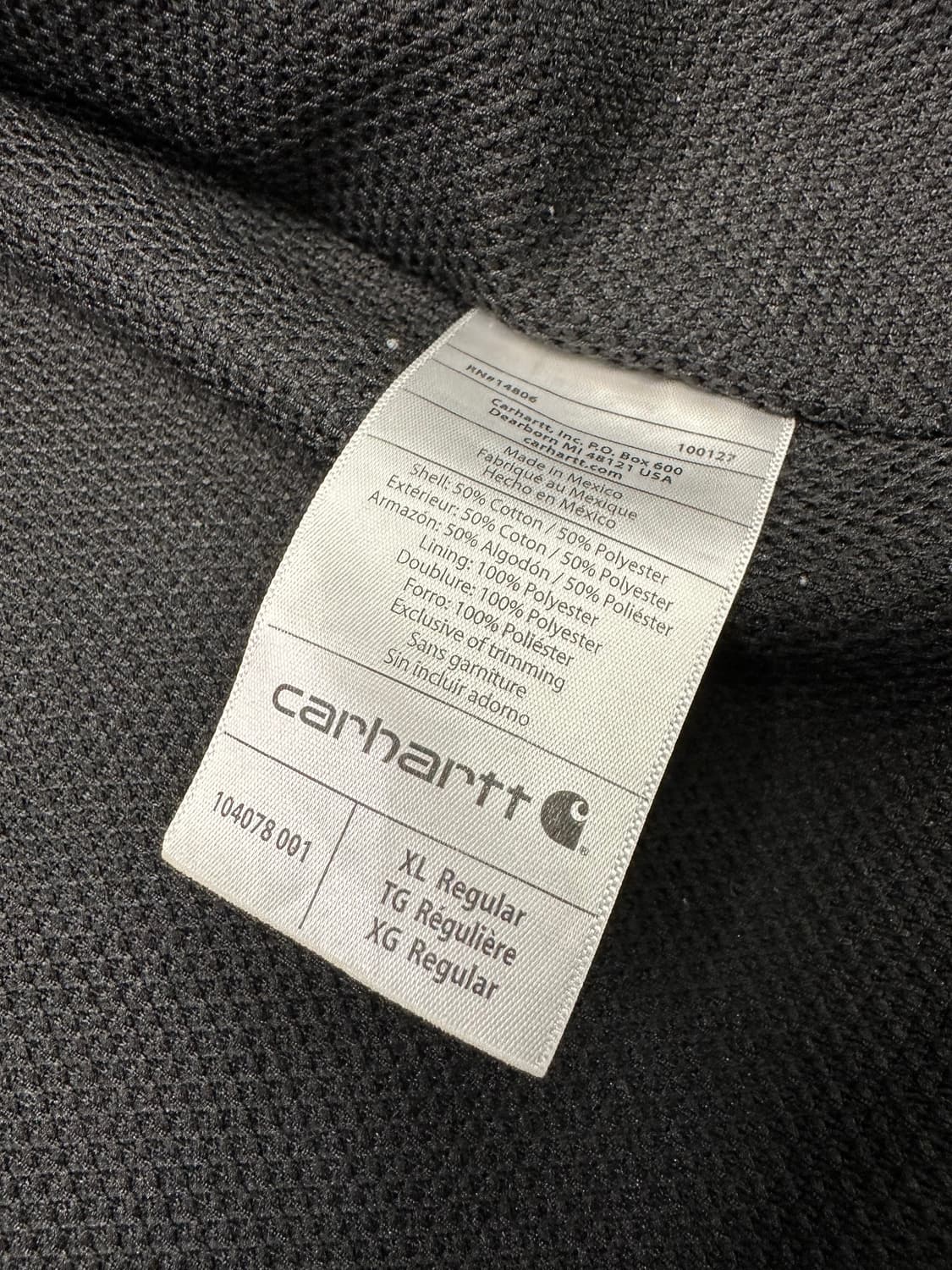 칼하트 Rain Defender 써멀후드집업 XL 상품이미지4