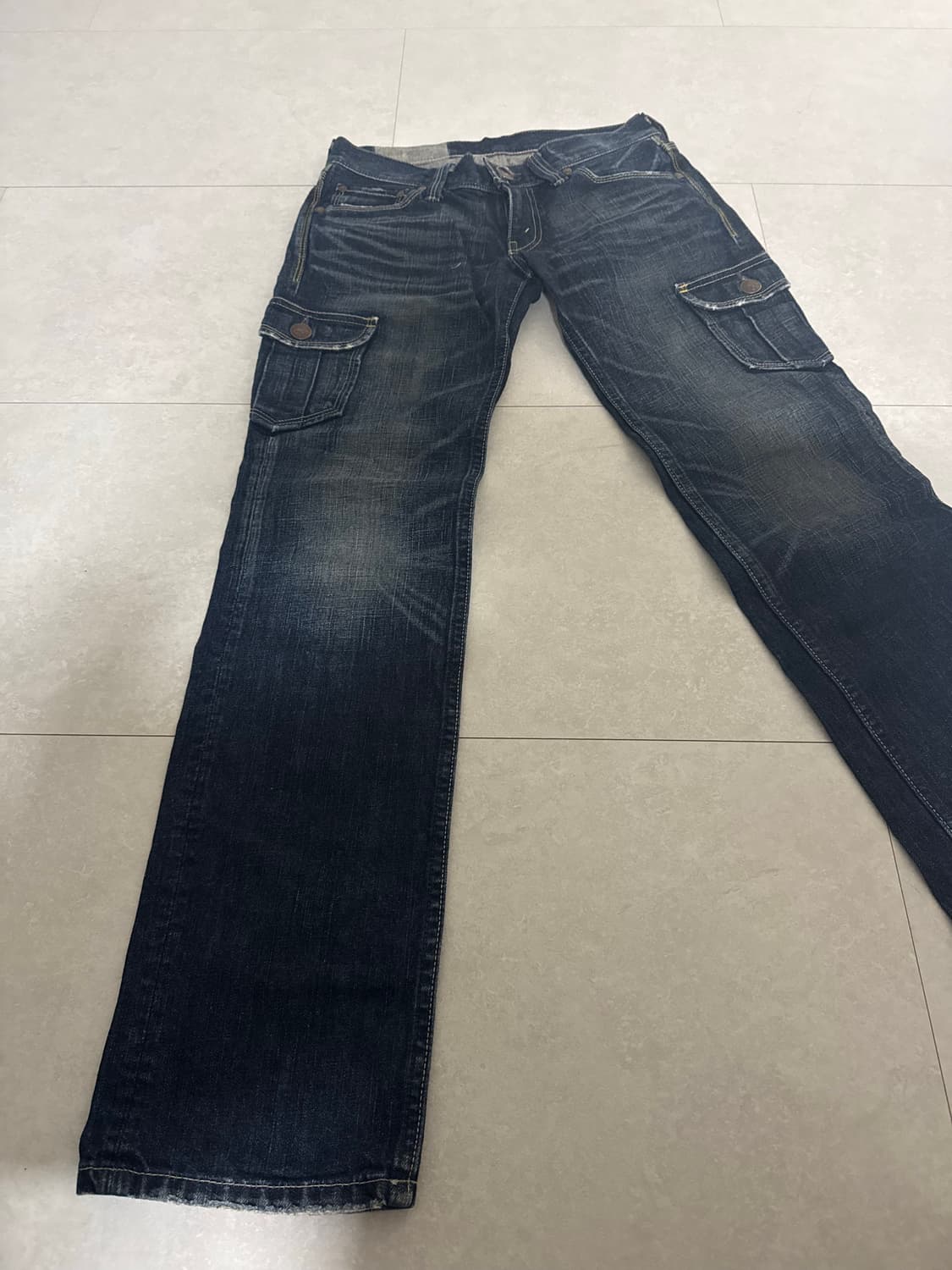 리바이스 부츠컷 청바지 로우라이즈 빈티지 카고바지 카고청바지 y2k팬츠 상품이미지3