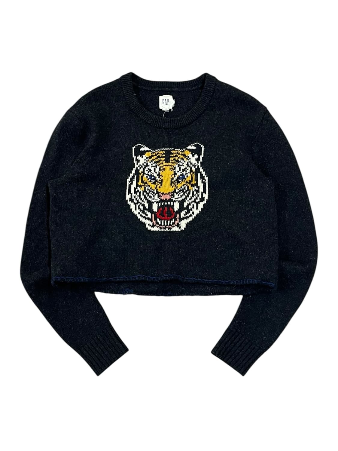 갭 크롭 니트 차콜 XS #csz2047 상품이미지3