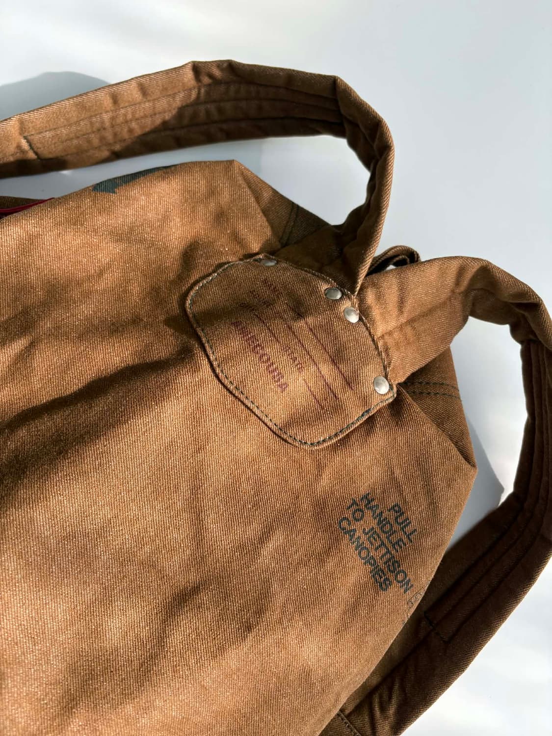 Ameco 아메코 USA 드로우 캔버스 버킷 백팩 상품이미지6