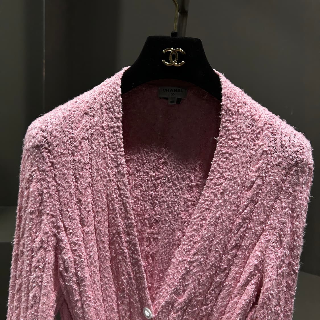 샤넬 벨티드 롱 가디건 원피스 상품이미지2