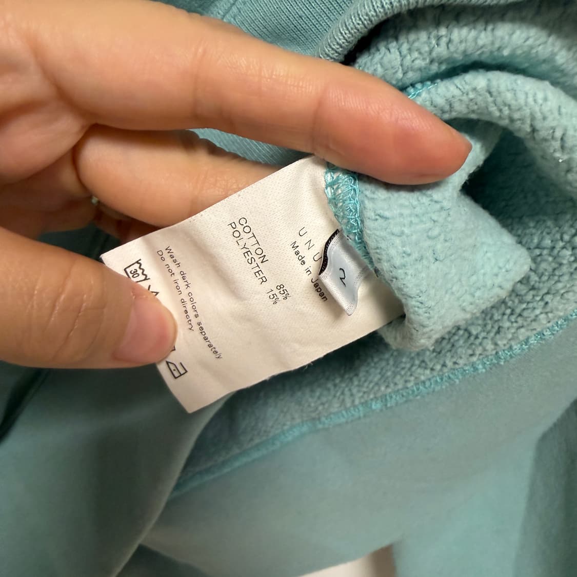 unused 언유즈드 언발 맨투맨 상품이미지3