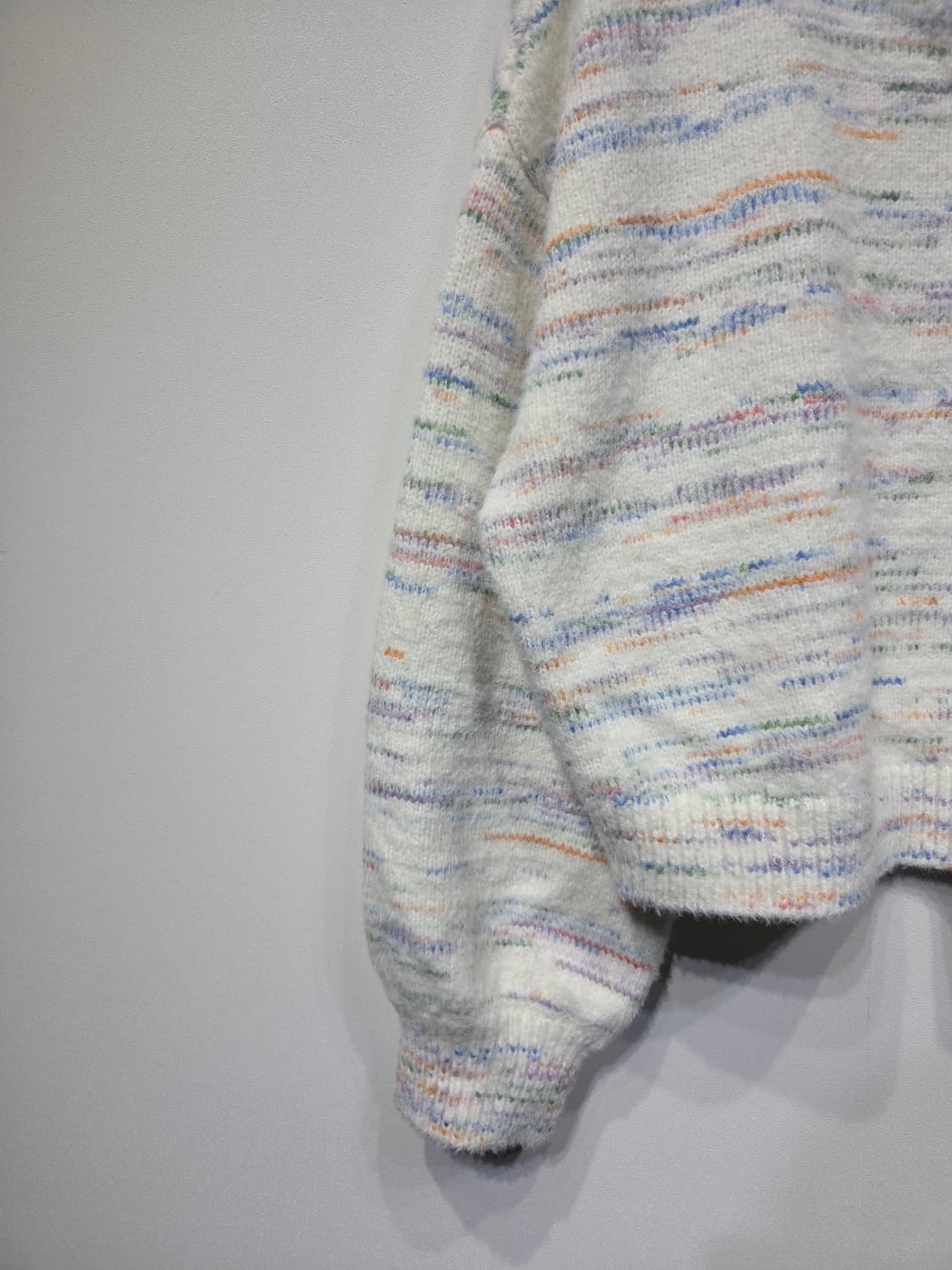 KUOSE 쿠오세 멀티 컬러 믹스 울 블렌드 니트 상품이미지4