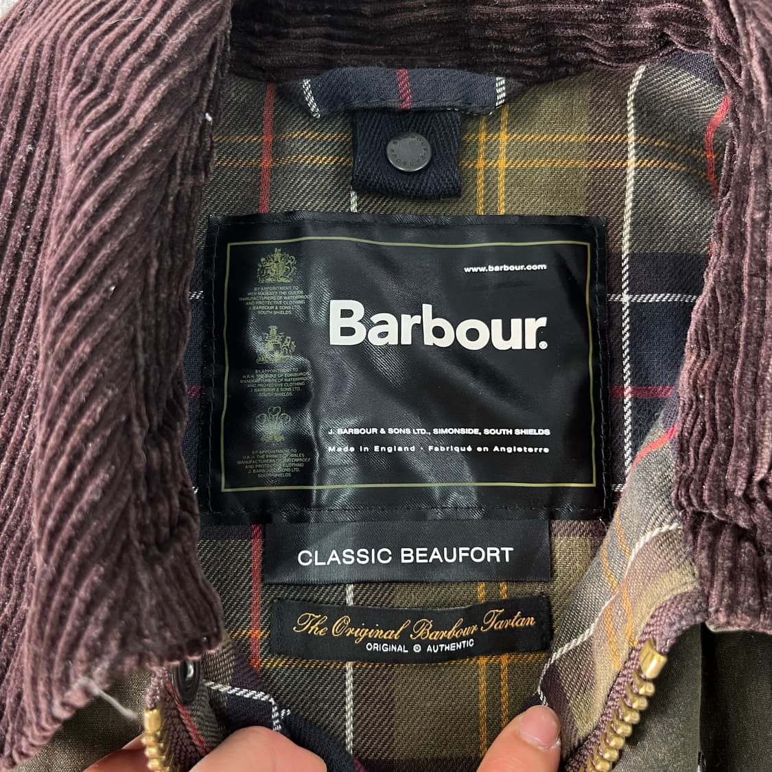 95 바버 뷰포트 왁스자켓 상품이미지3