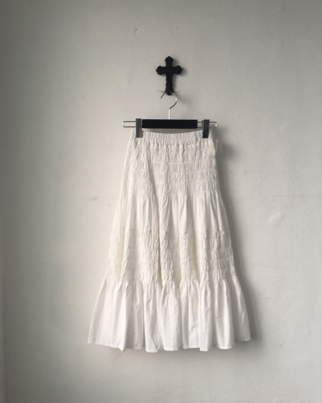 Shirring point long skirt 상품이미지1