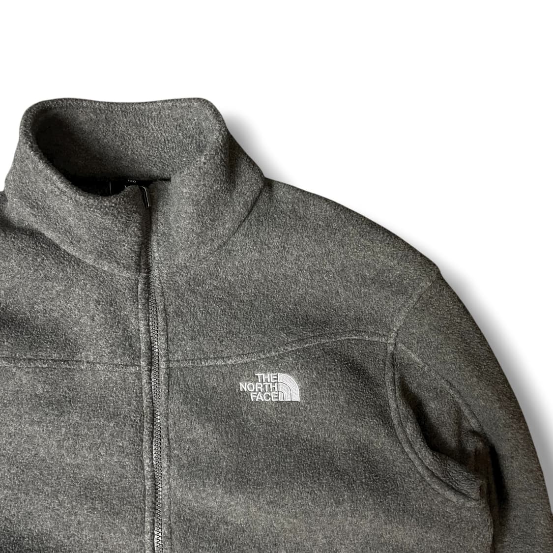 노스페이스 화이트 미니로고 챠콜 후리스 100 상품이미지3